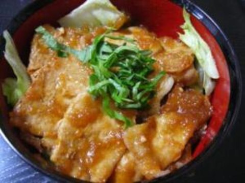 簡単我が家の豚丼